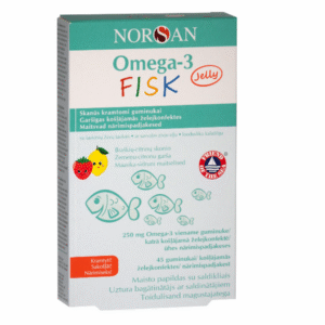 Omega-3 FISK Jelly, želatiinist närimispadjakesed 120 tk
